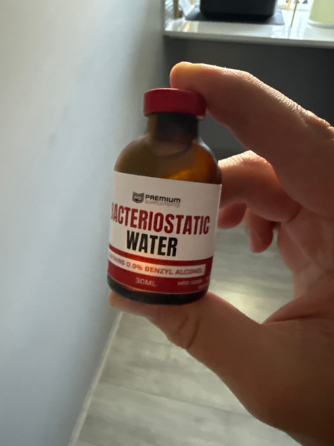 Customer photo review of Bacteriostatic Water