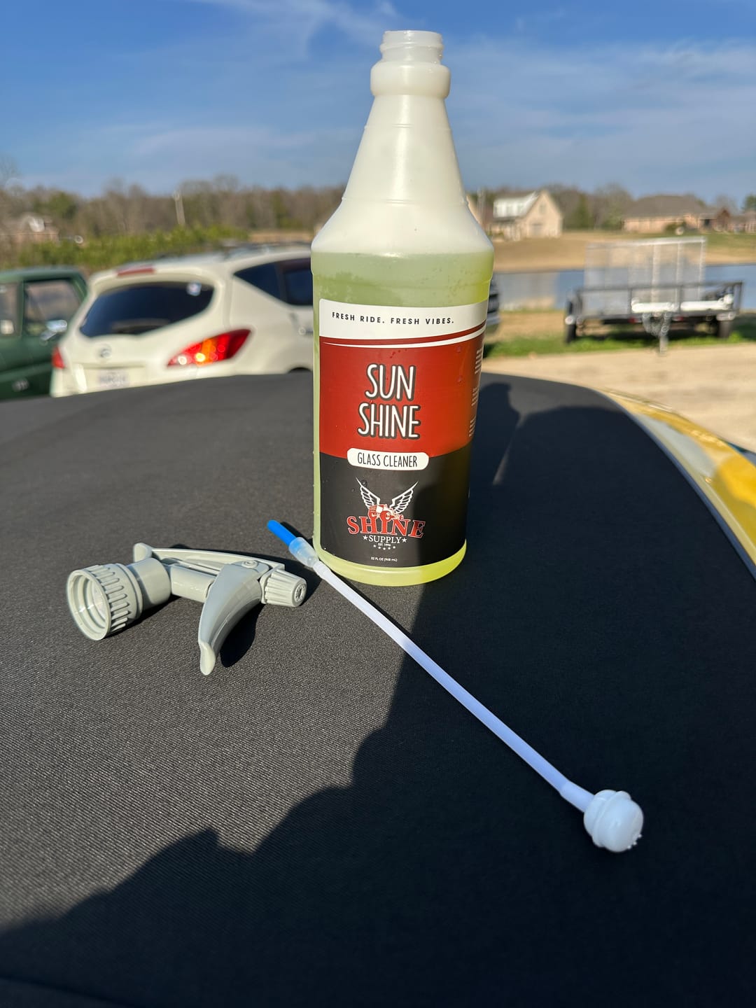 Customer photo review of Sun Shine Glass Cleaning Kit