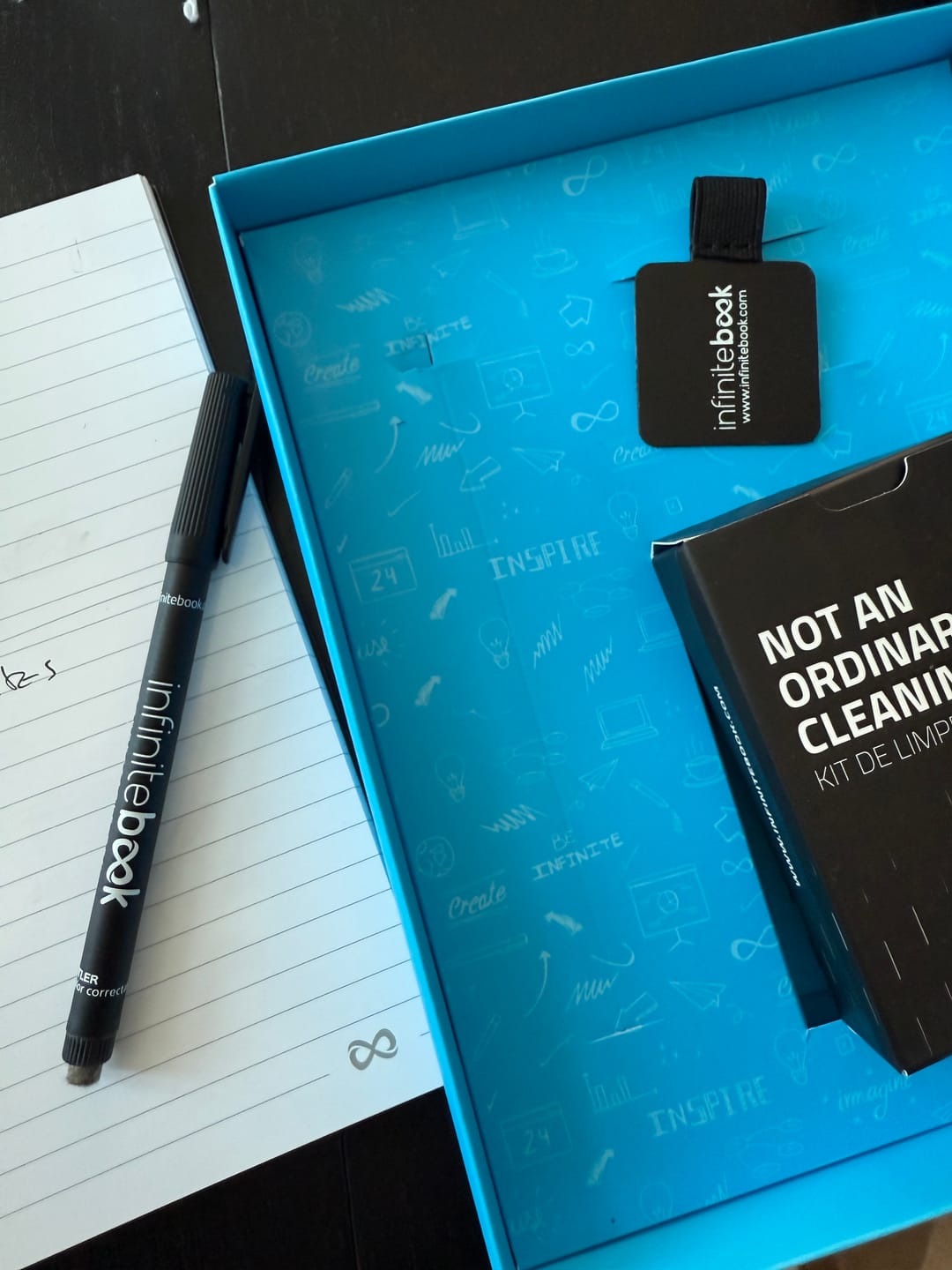 Customer photo review of Infinitebook Lined A5 Black