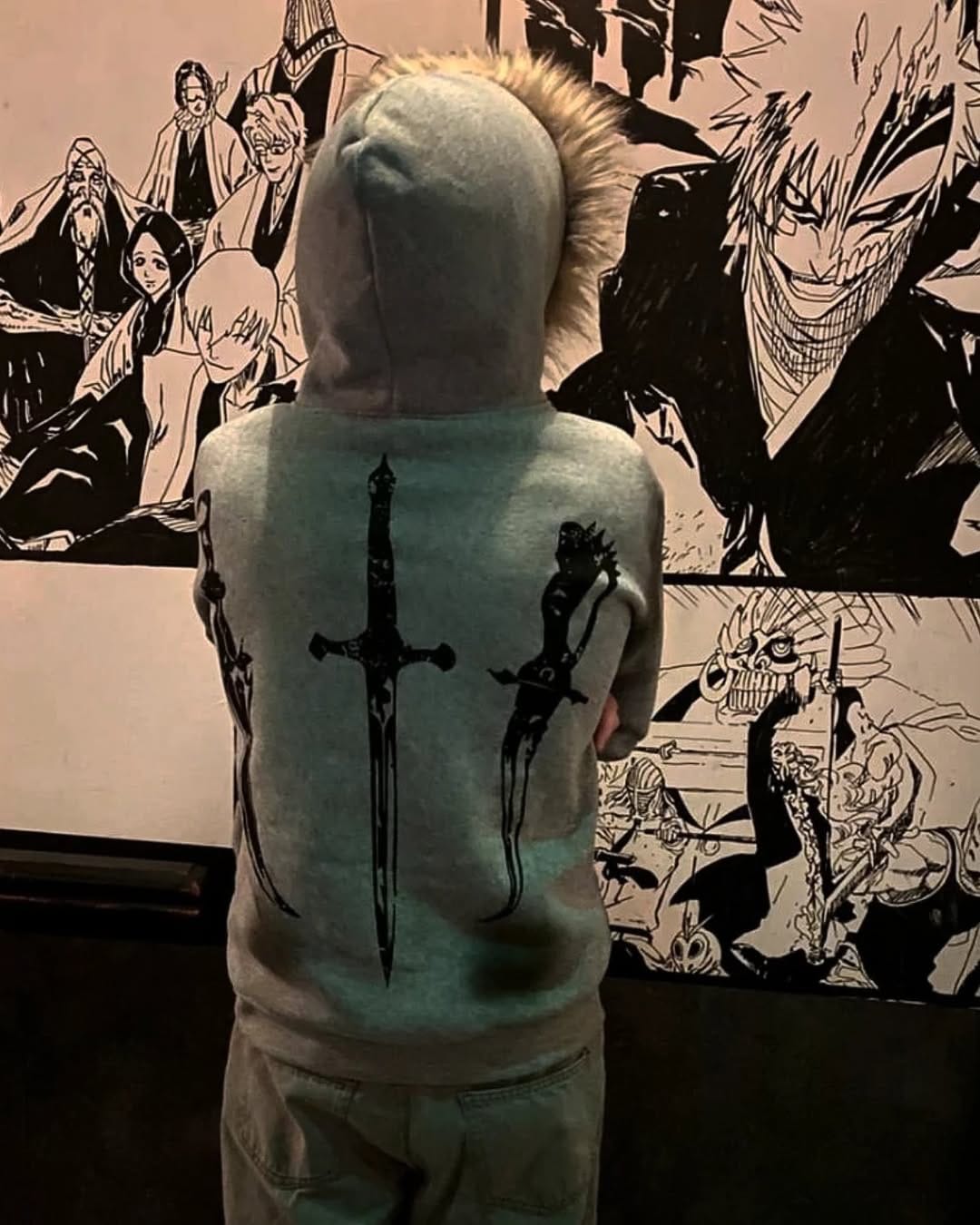 Customer photo review of Supermade × Mortemartt Graphic Hooded Jacket- 2279