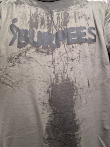 Customer photo review of F... BURPEES T-SHIRT