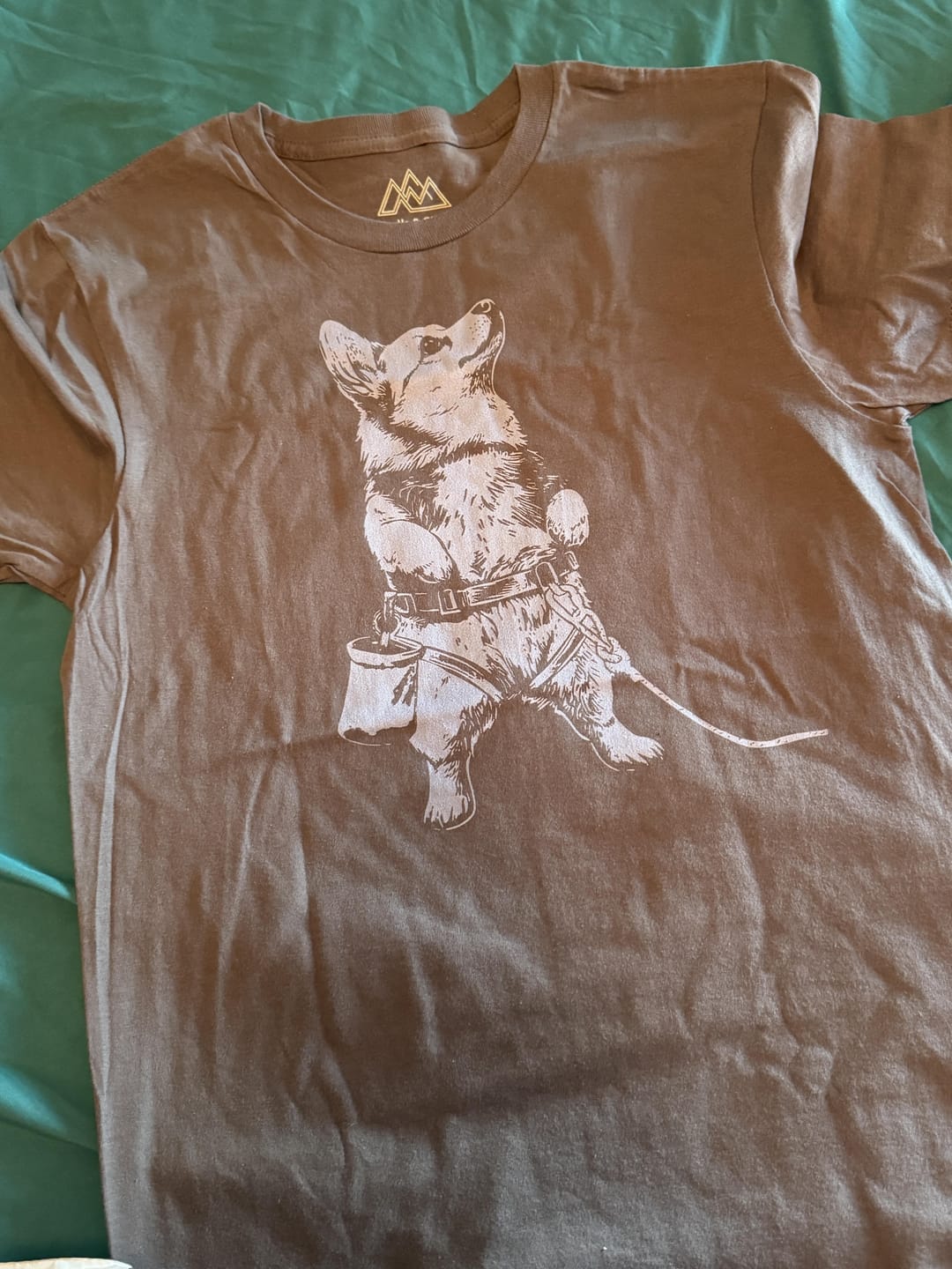 Customer photo review of Corgi Climb Tee