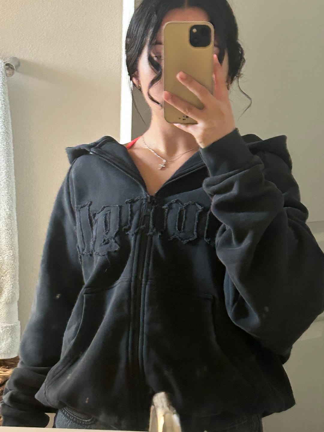 Customer photo review of W532 After Dark Hoodie