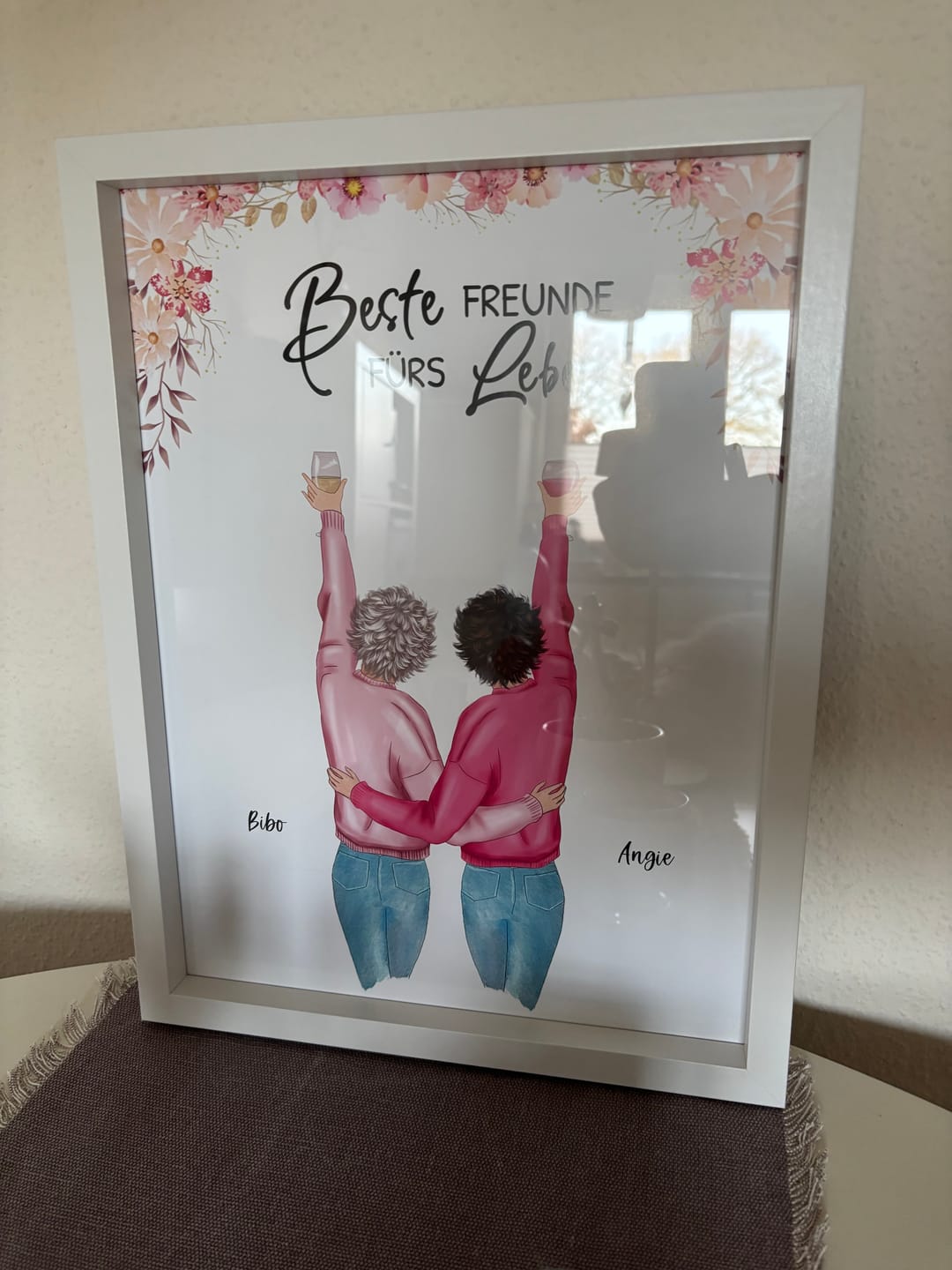 Customer photo review of Best Friends Forever - Personalisiertes Poster