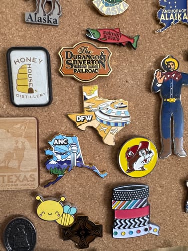Customer photo review of ANC Airport Pin – Ted Stevens Anchorage International Airport, Alaska