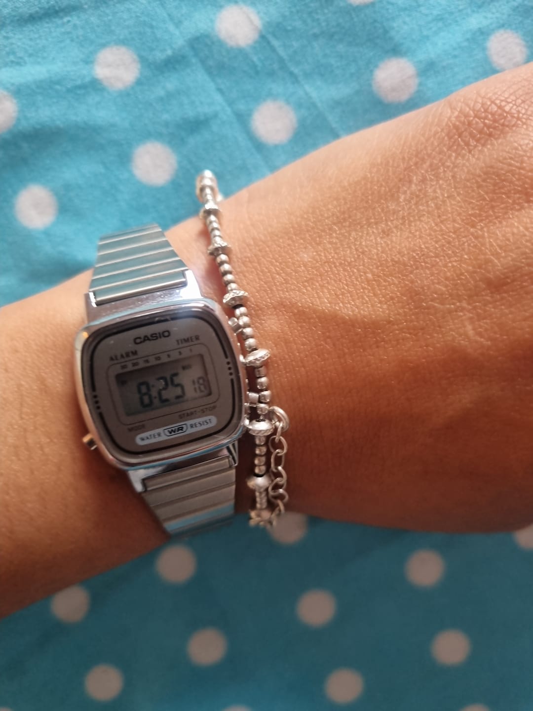 Customer photo review of Reloj Casio Vintage LA670WA-7DF Plateado