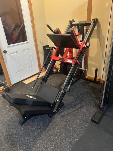 Customer photo review of RitFit BLP01 Full Leg Workout Package 3-In-1 Leg Press, Hack Squat, and Calf Raise Set