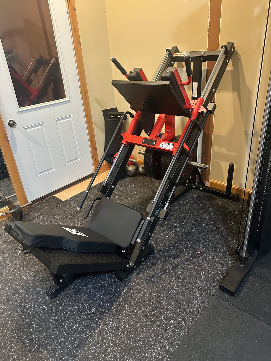 Customer photo review of RitFit BLP01 Full Leg Workout Package 3-In-1 Leg Press, Hack Squat, and Calf Raise Set
