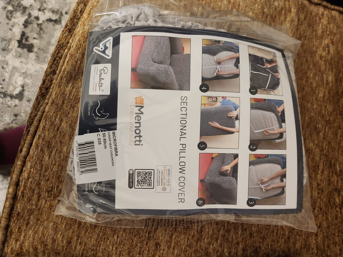 Customer photo review of FOLDING CARDBOARDS WITH RIDGES - SET OF 4