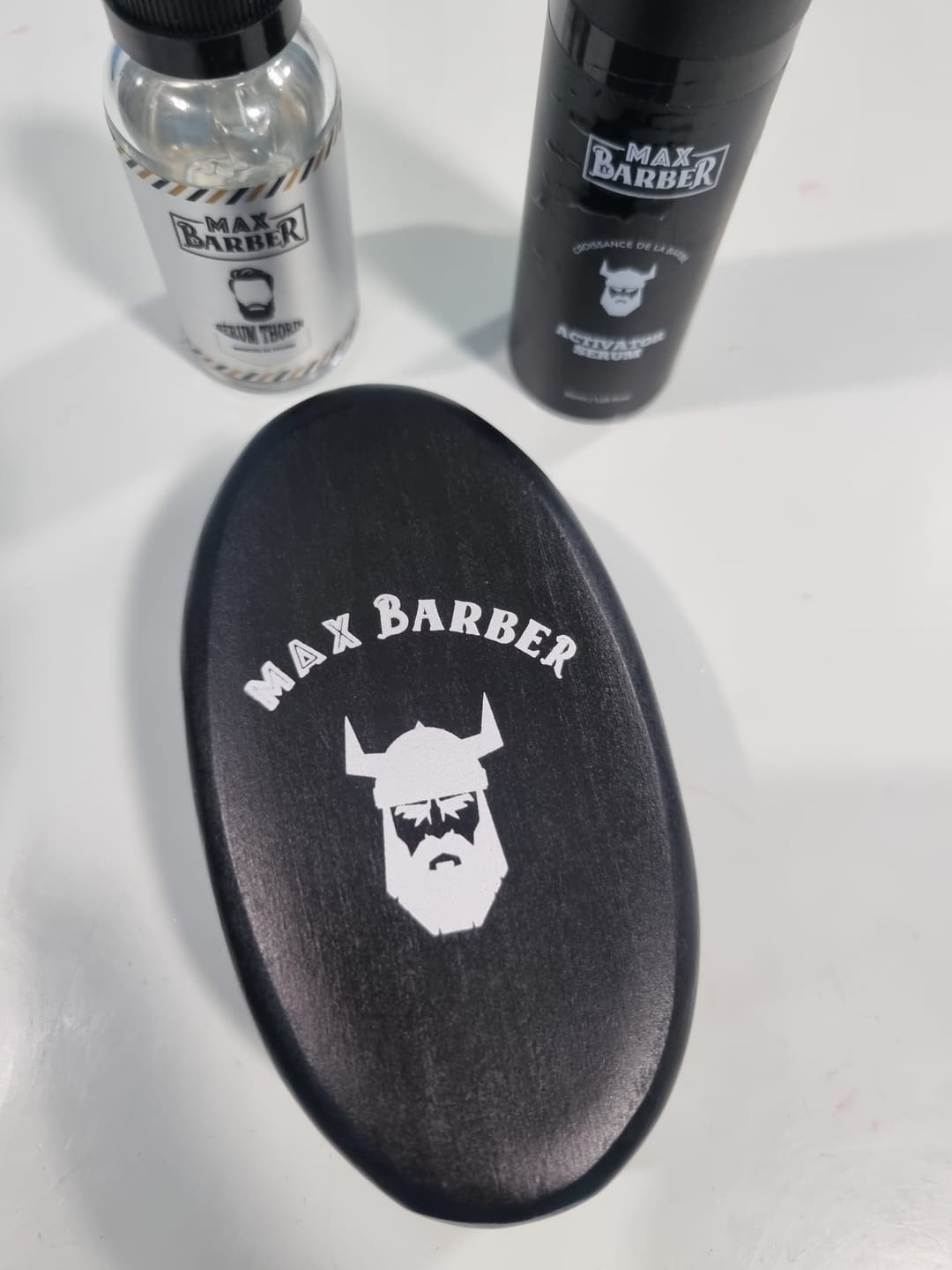 Customer photo review of Brosse à Barbe en Poils de Sanglier | Démêle, Discipline et Stimule la Pousse