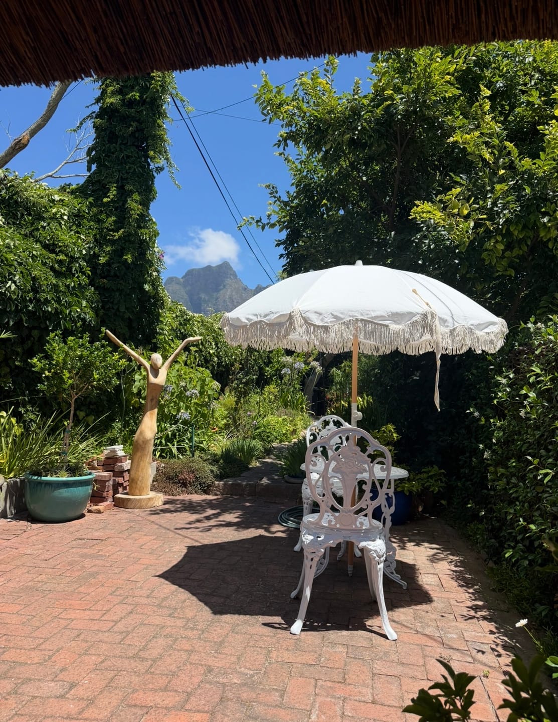 Customer photo review of The Clifton Beach Traveller Umbrella