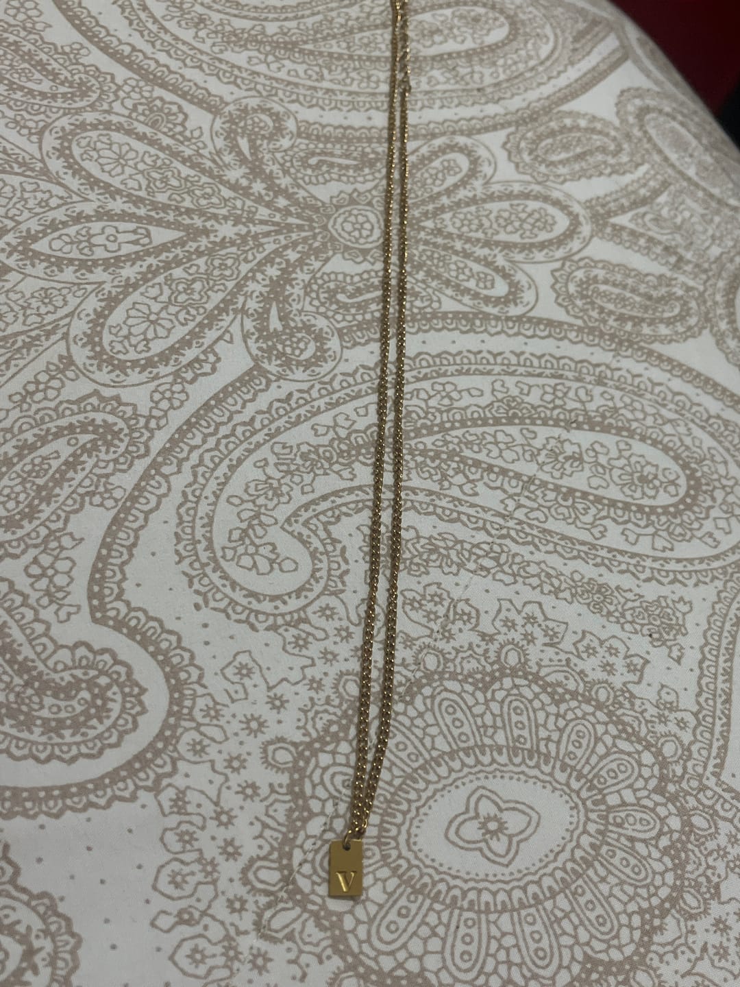 Customer photo review of Collar Delhi Gold