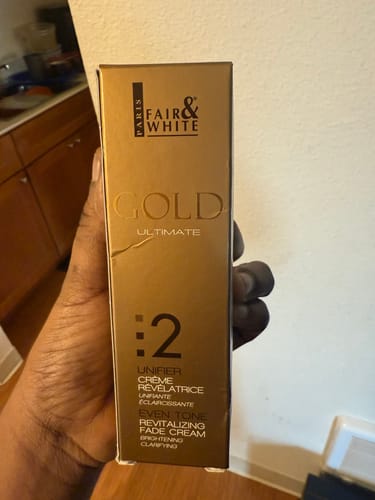 Customer photo review of Fair And White 2: Gold Revitalizing Fade Cream 50ml / 1.7fl.oz