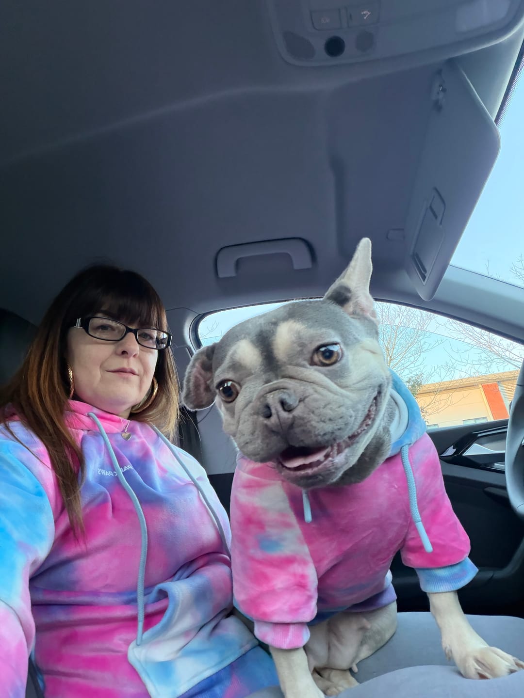 Customer photo review of Velvet Human Hoodie - Snow Cone