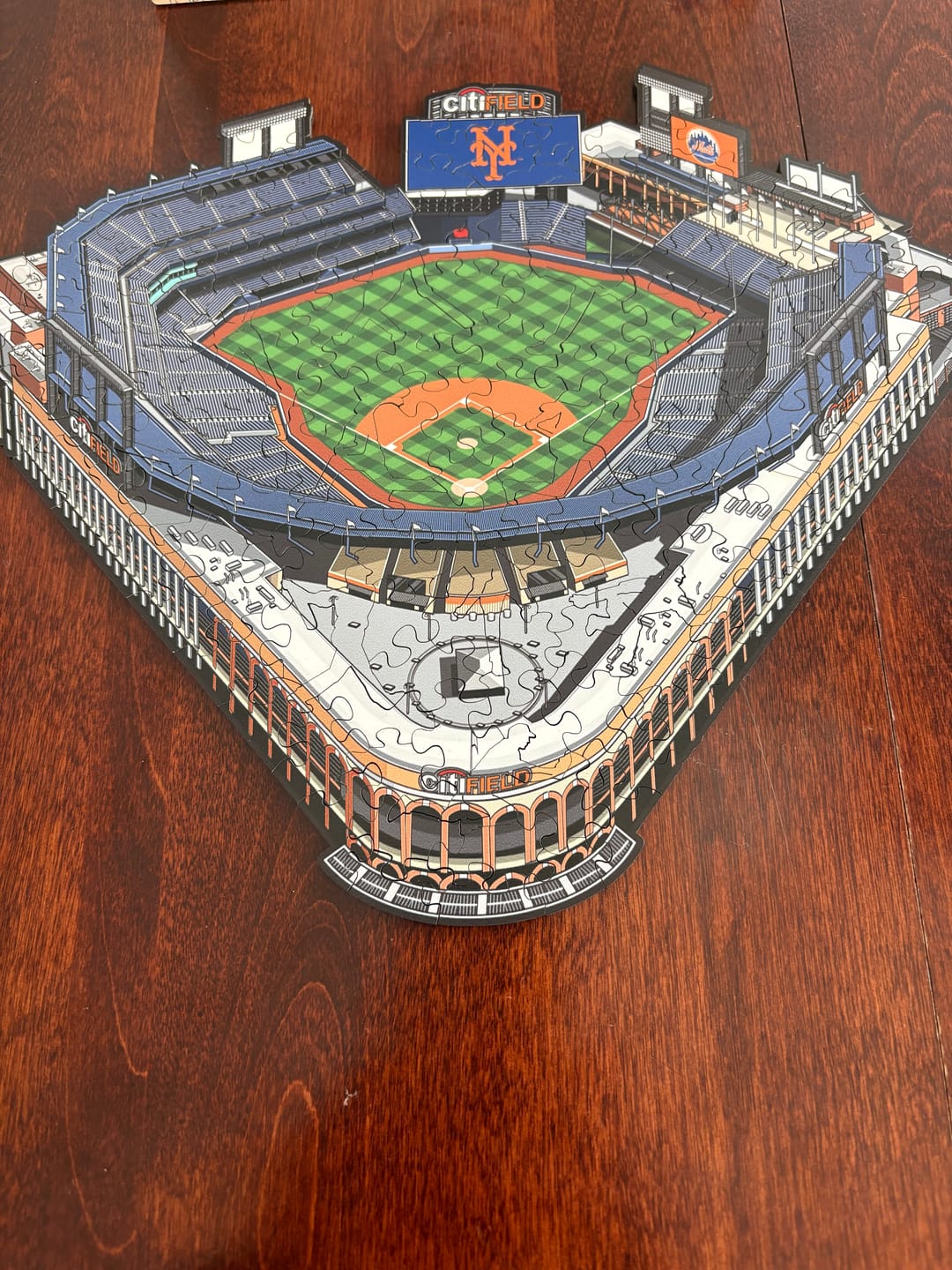 Customer photo review of New York Mets™ Citi Field Stadium - Wooden Puzzle