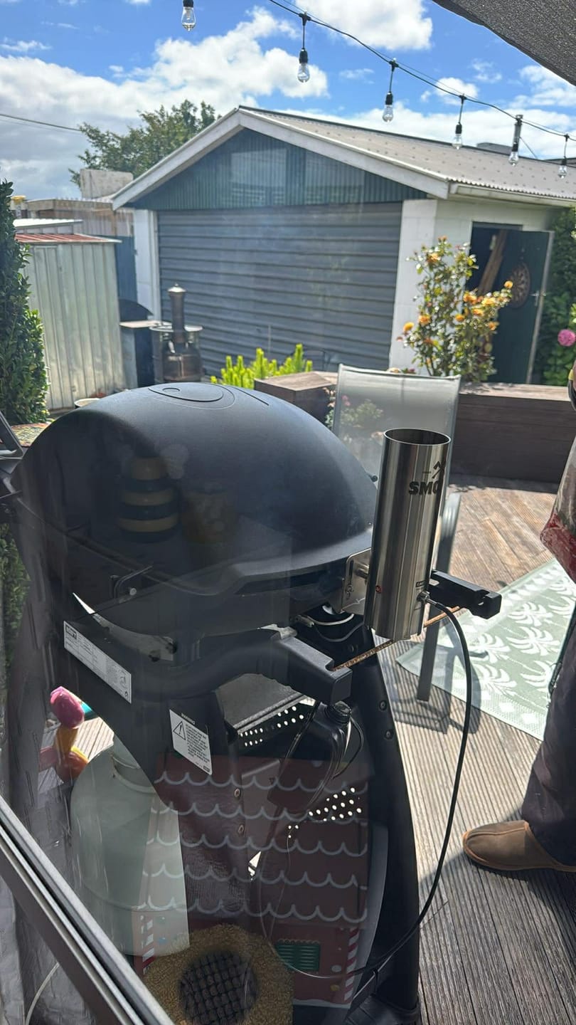 Customer photo review of Smokai Starter Kit for Weber® Q™