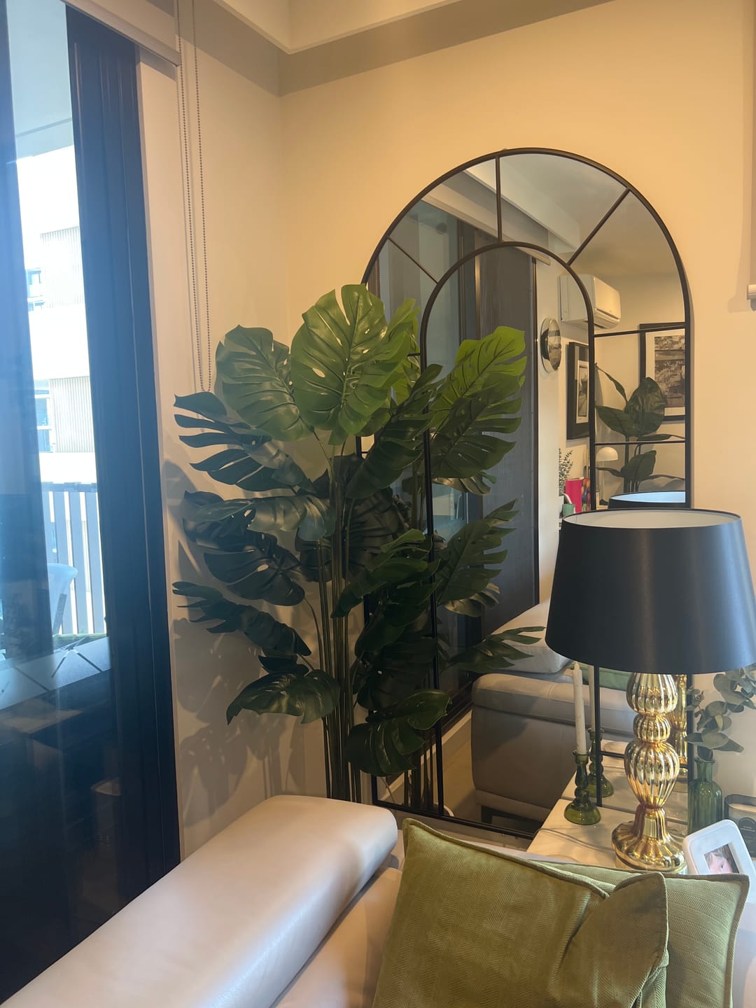 Customer photo review of Artificial Monstera Deliciosa-180CM