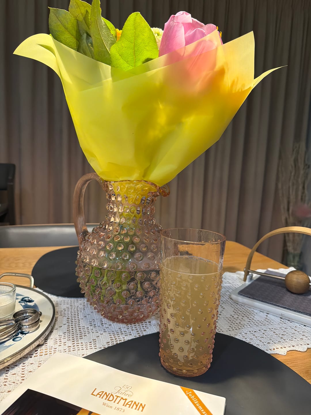Customer photo review of Vysoká Sklenice Hobnail Rosaline