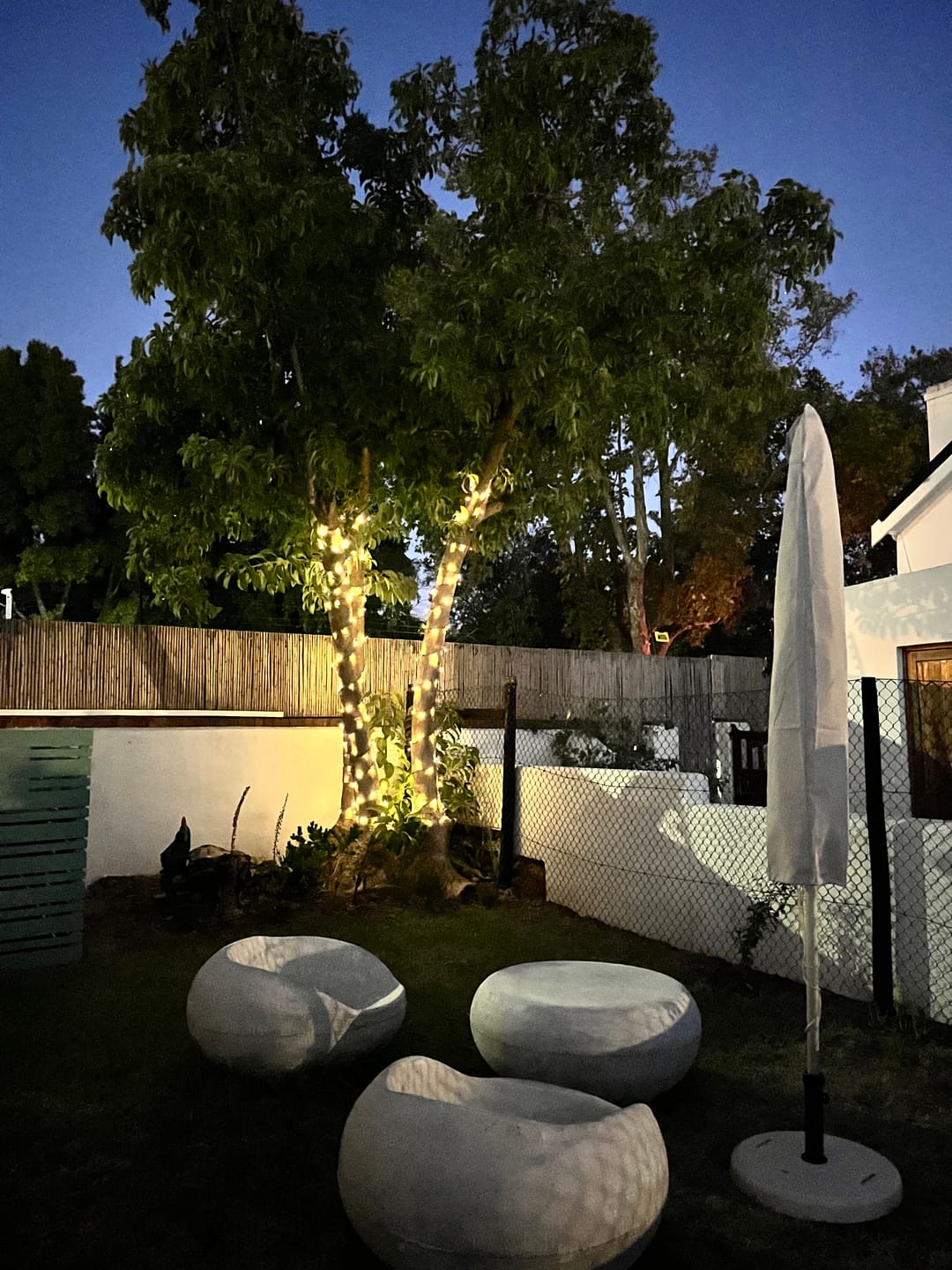Customer photo review of Black String Solar Fairy Lights