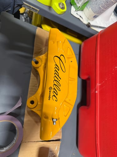 Customer photo review of Porsche Signal Yellow 114 | OEMatch Spray Can