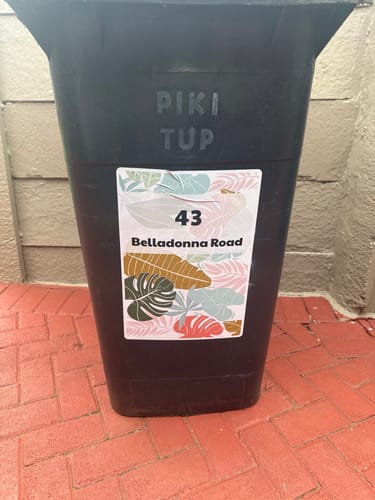 Customer photo review of Bin Label