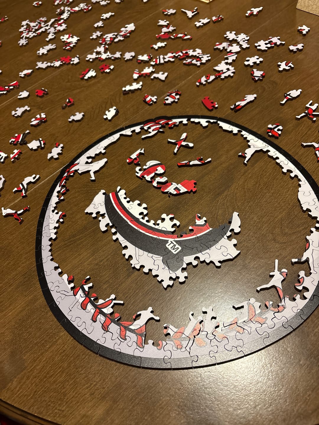Customer photo review of Cincinnati Reds™ - Wooden Puzzle