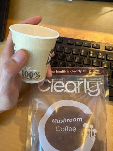 Customer photo review of Mushroom coffee