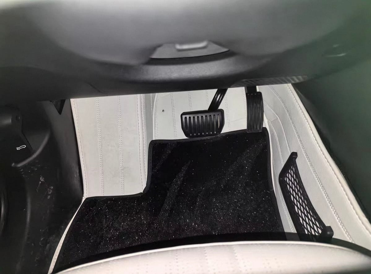 Customer photo review of Stripe Stitching Double Layer Custom Car Floor Mats