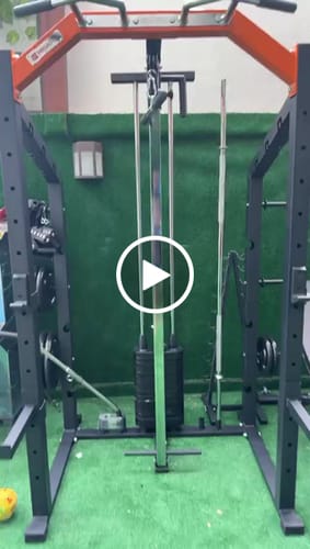 Customer video review of Estação De Musculação Mega Rack Full Com Polia Móvel Flutuante