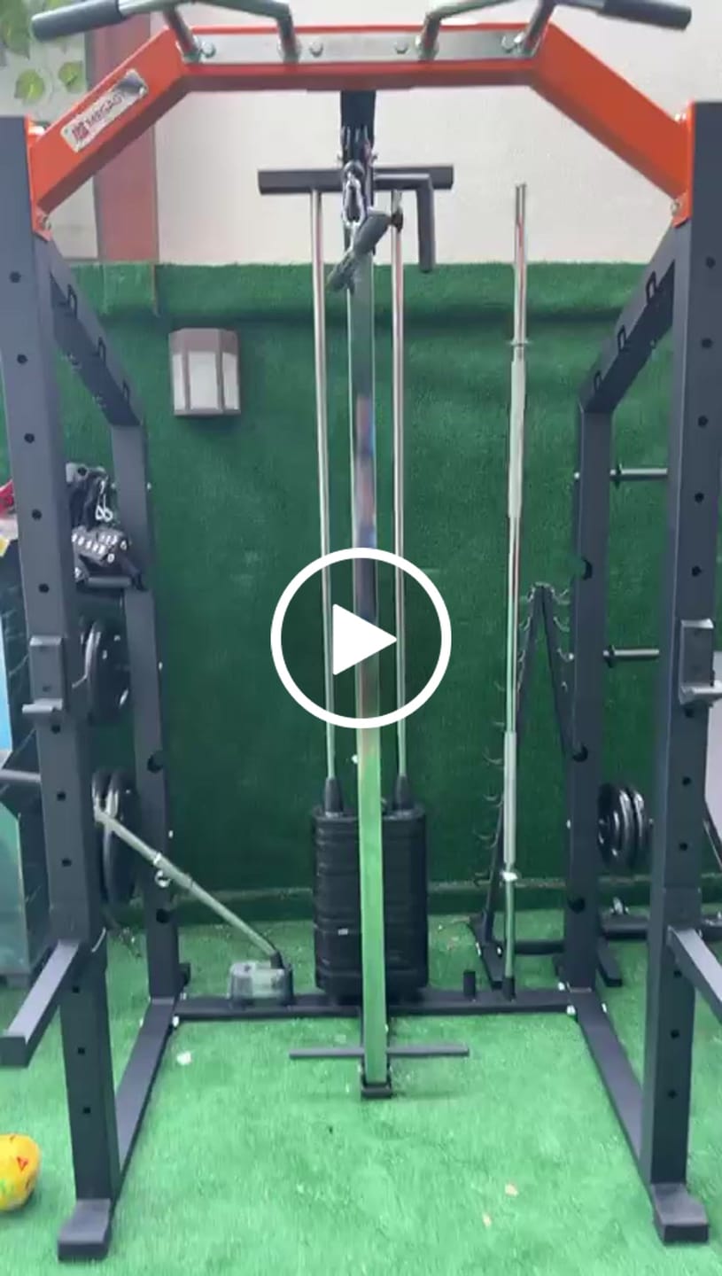 Customer video review of Estação De Musculação Mega Rack Full Com Polia Móvel Flutuante