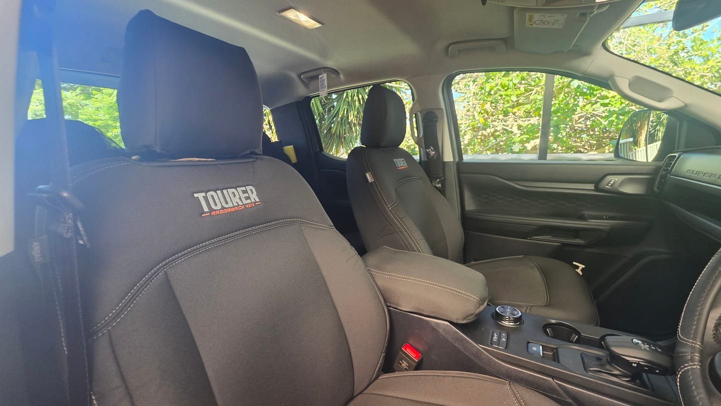 Customer photo review of Ford Ranger Super Duty - GP9 Tourer Console Lid Cover (In Stock)