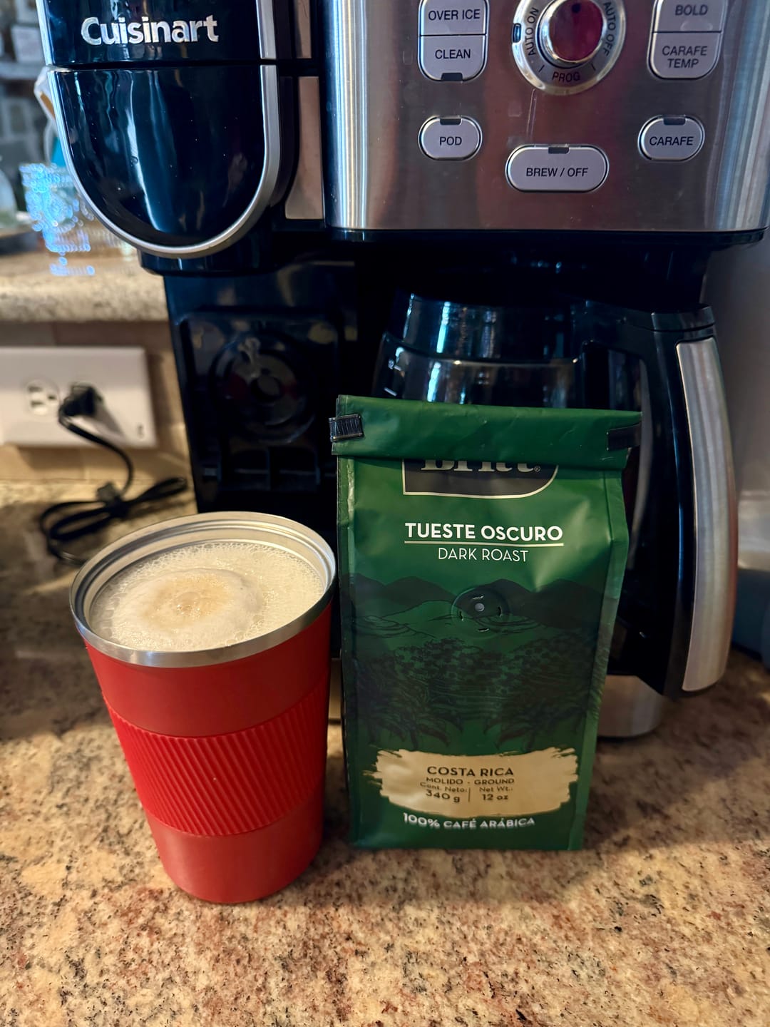 Customer photo review of COSTA RICAN DARK ROAST COFFEE