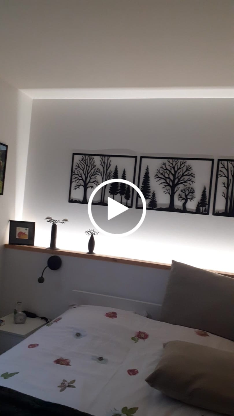 Customer video review of Décoration Murale en Métal - Forêt Triptyque