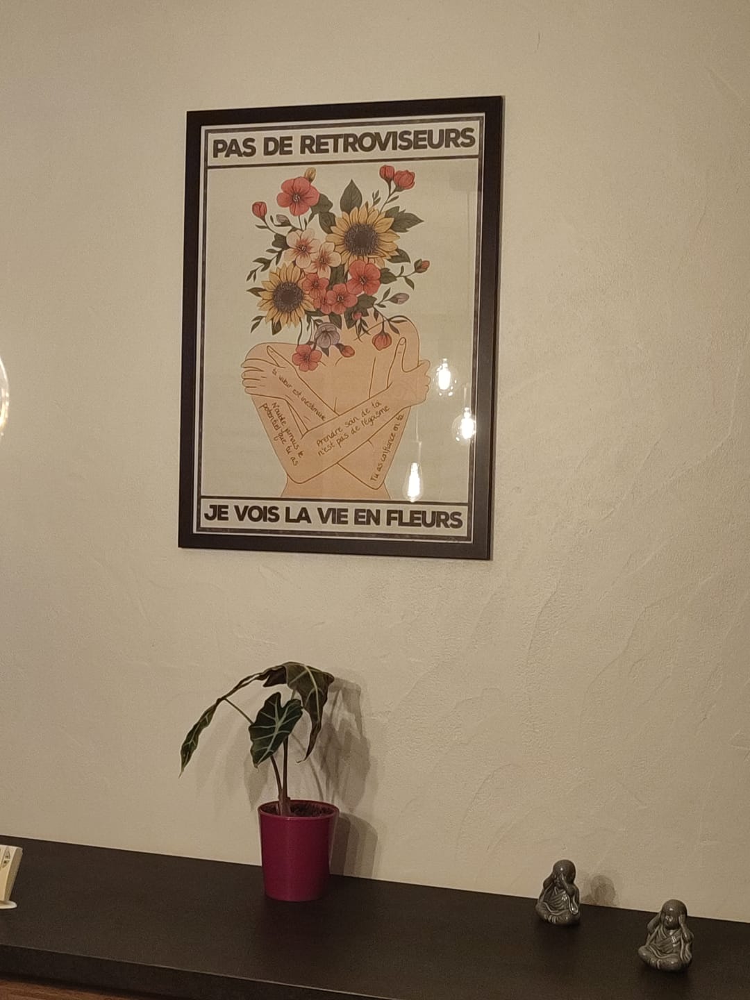 Customer photo review of Pas de rétroviseurs, je vois la vie en fleurs