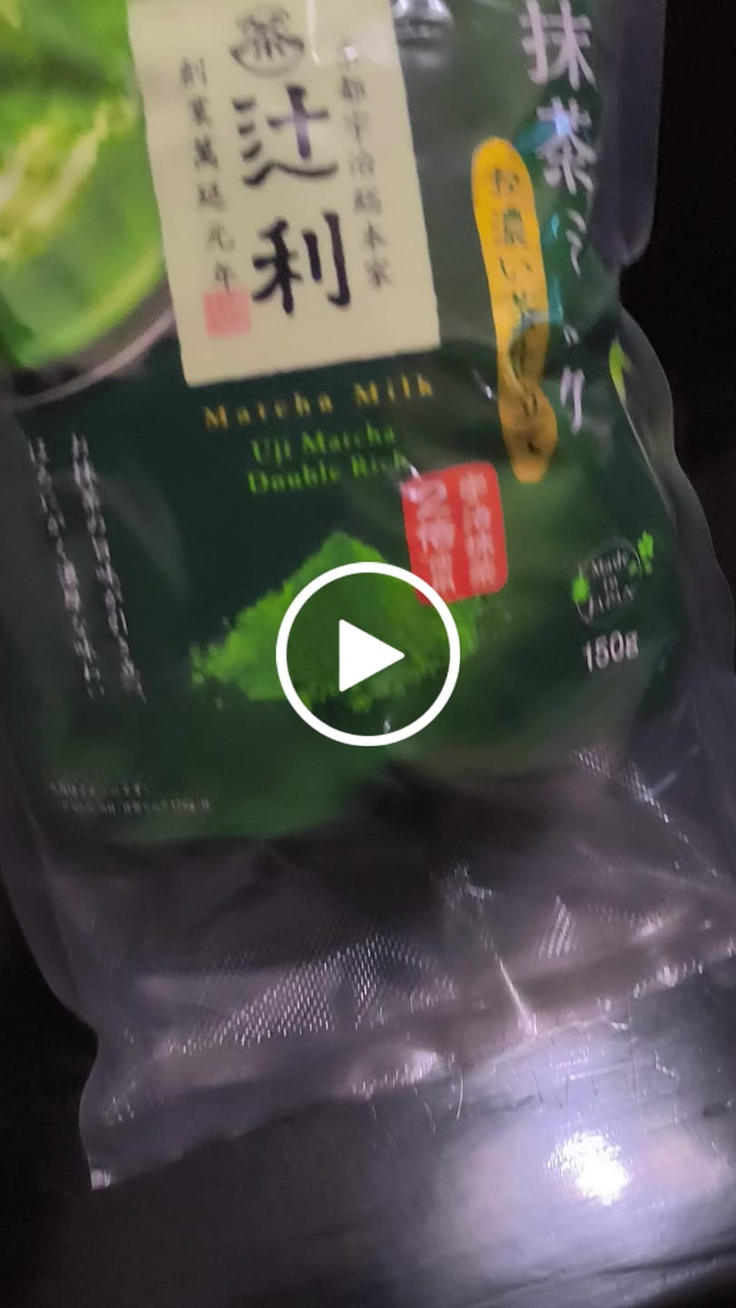 Customer video review of Tsujiri Matcha Milk Uji Matcha Double Rich 150g
