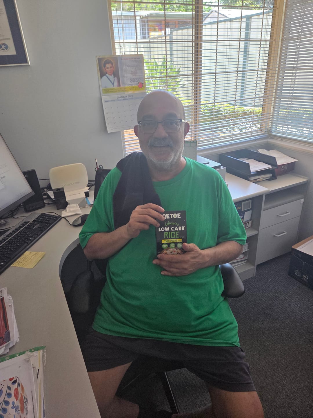 Customer photo review of QETOE Low Carb Rice Value pack - TWIN PACKS - 2 x Qetoe Low Carb Rice 160g