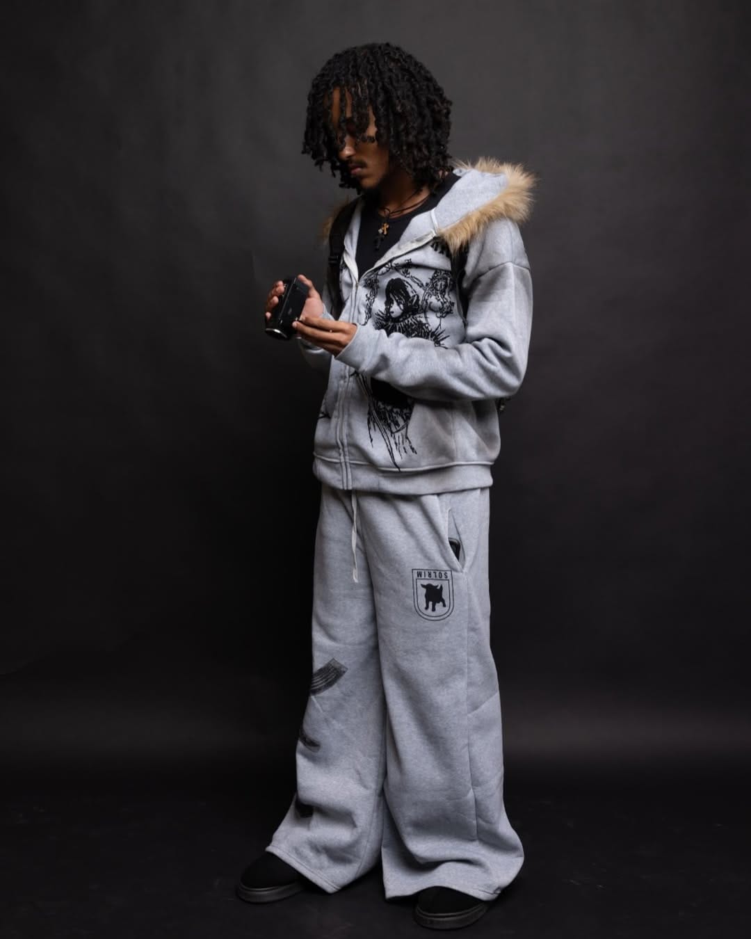 Customer photo review of Supermade × Mortemartt Graphic Hooded Jacket- 2279
