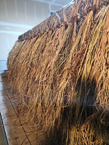 Customer photo review of Hunting Blind Raffia Grass (Pack)