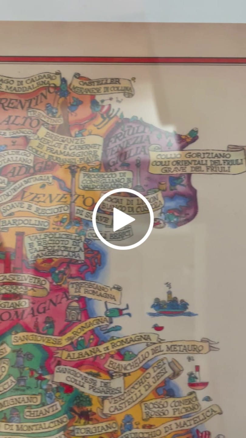Customer video review of Old Pictorial Wine Map of Italy, 1976: Wine Regions, Mythical Illustrations, Viticulture