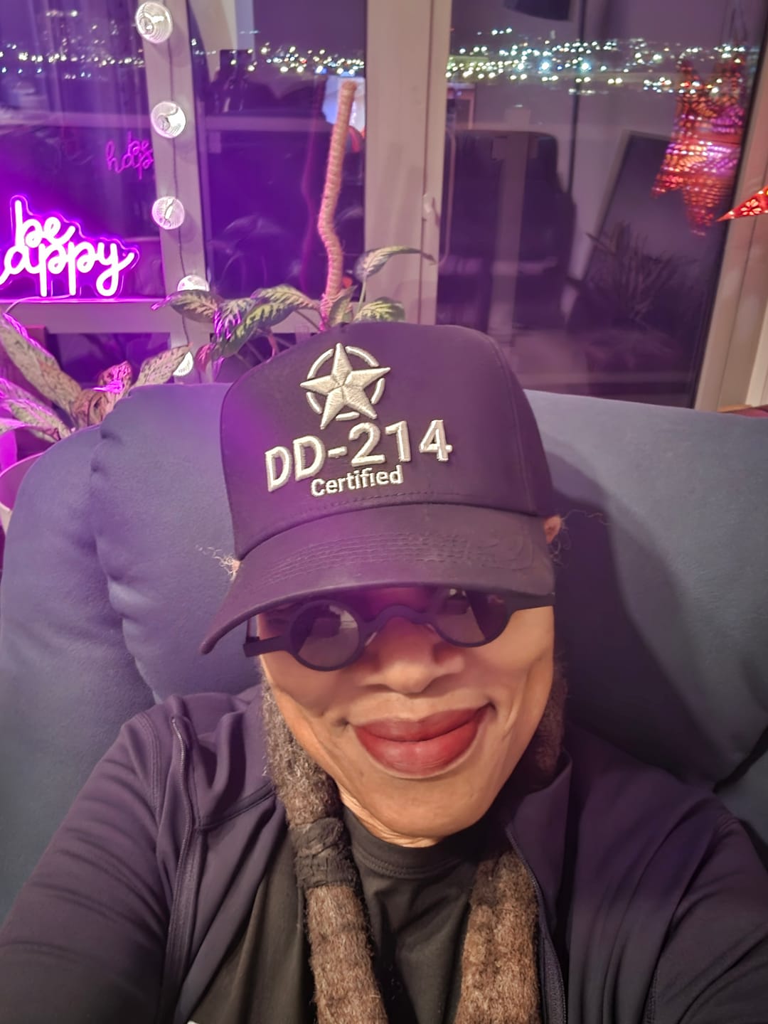 Customer photo review of Veterans Honor Snapback - (Black & White)