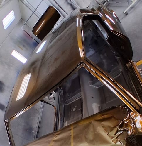 Customer photo review of Cognac Paint Basecoat