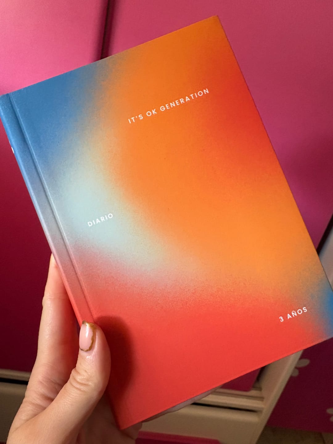 Customer photo review of Diario de 3 años | Portada Cometa