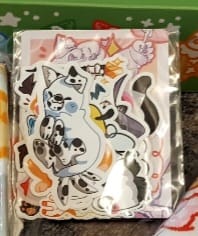 Customer photo review of Cute Ghost Puppy Stickers!