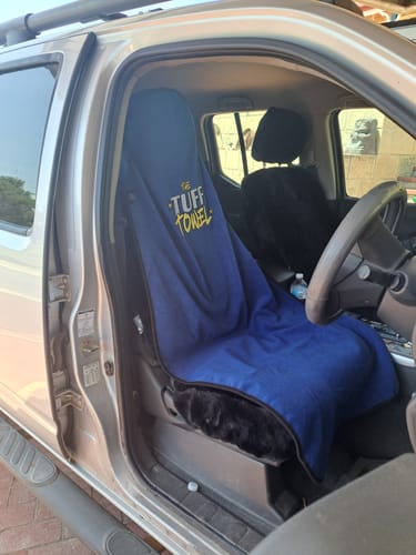 Customer photo review of Waterproof Car Towel Seat Cover