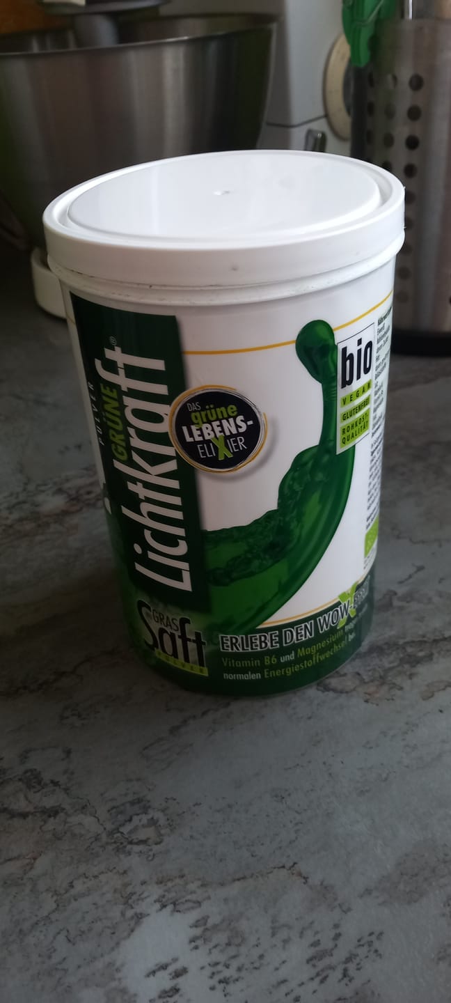 Customer photo review of Gerstengrassaftpulver Bio "Grüne Lichtkraft"