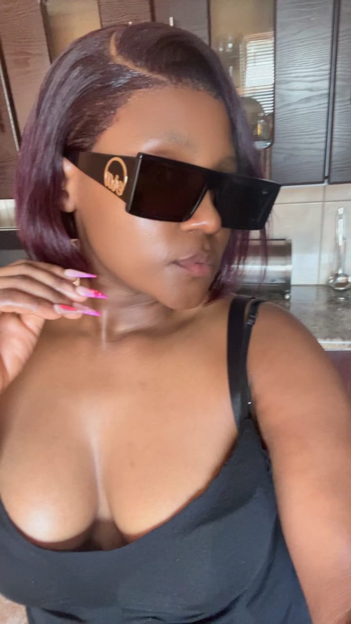 Customer photo review of Black Iconic Sunglasses
