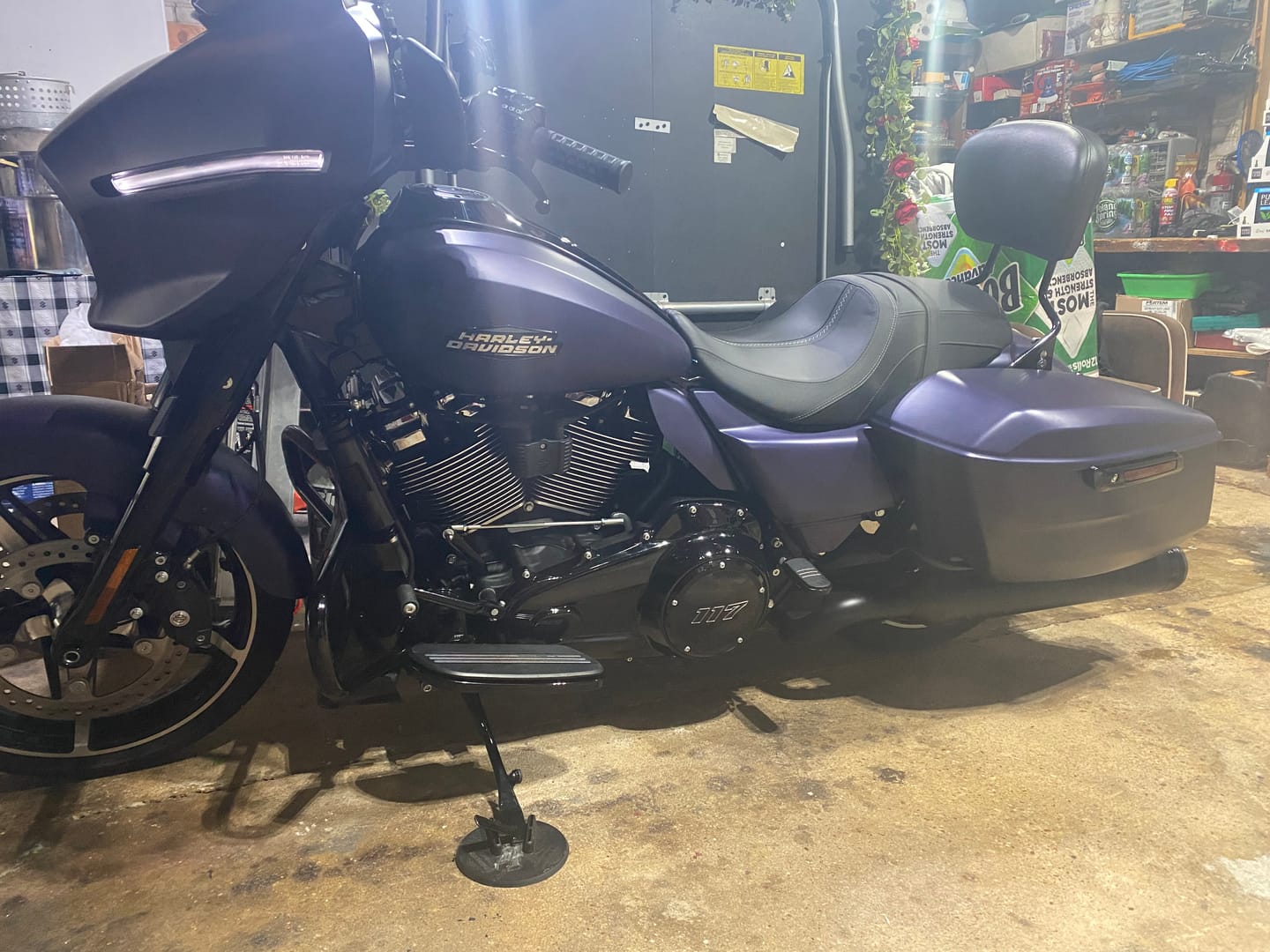 Customer photo review of Mid Frame Air Deflectors & Heat Shield for 2009-2025 Harley Touring Models