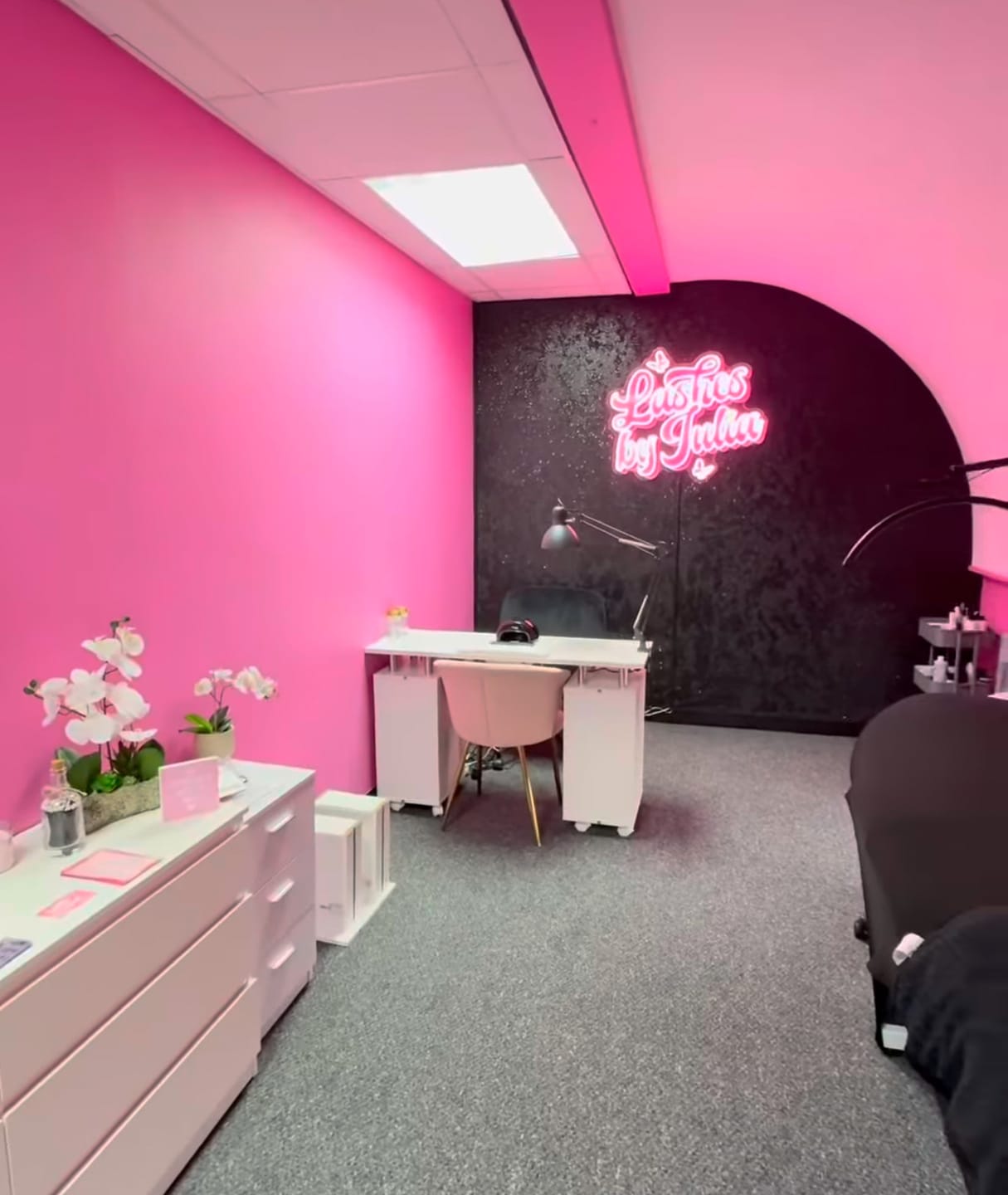 Customer photo review of Design Your Own Neon Sign