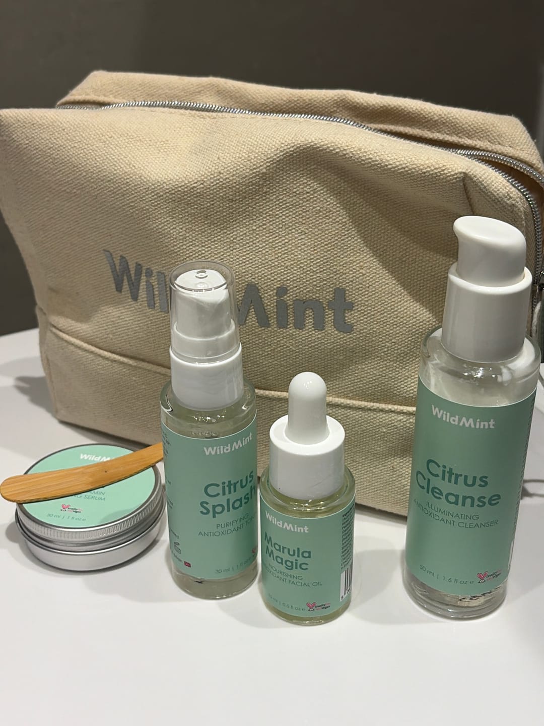 Customer photo review of Mini 5-Step Clear Skin Kit