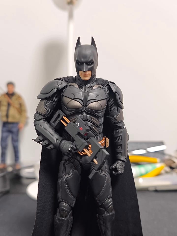 Customer photo review of Batman (TDKR) 1/12 Scale Figure - Deluxe & Standard